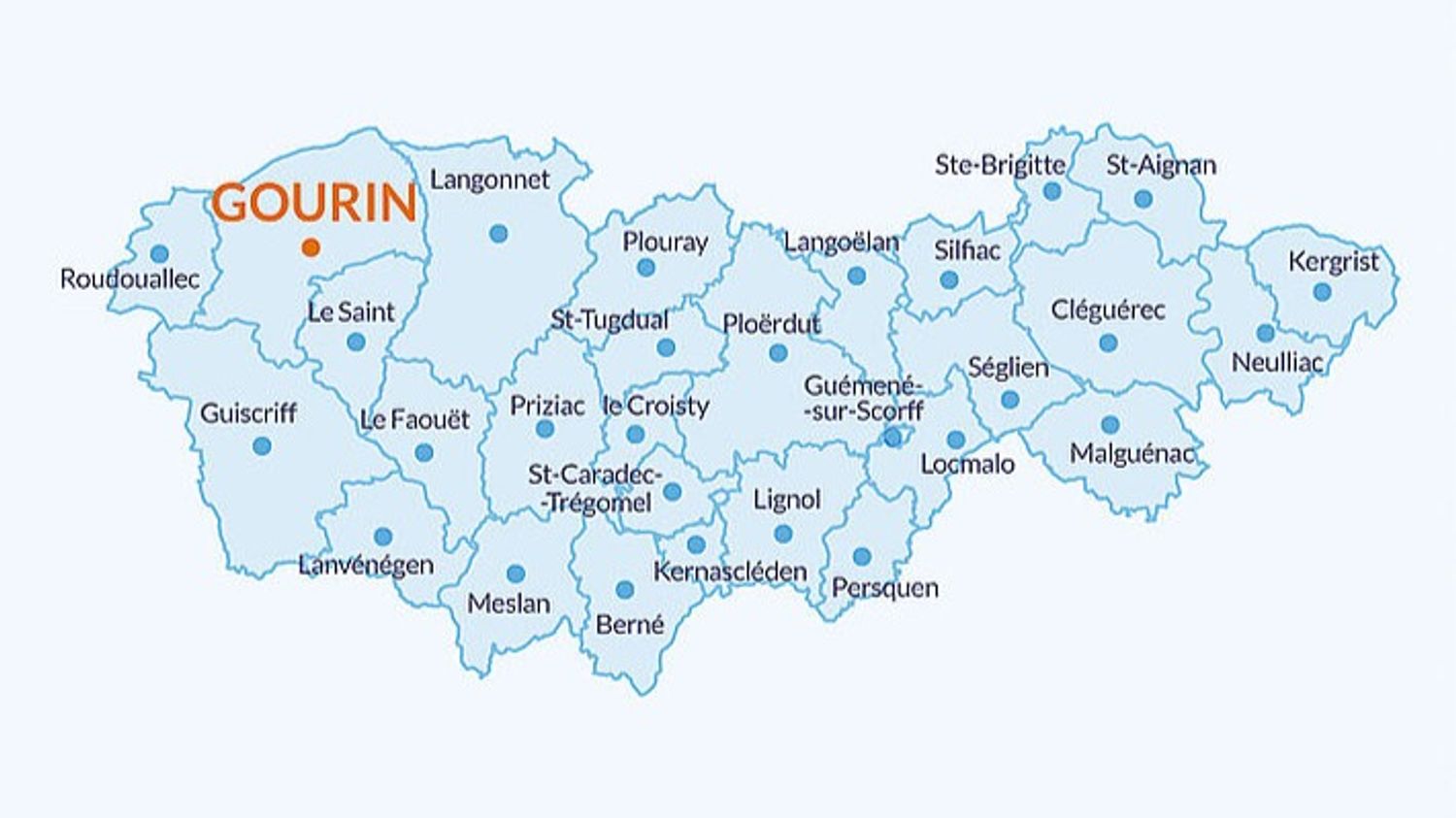 Canton de Gourin